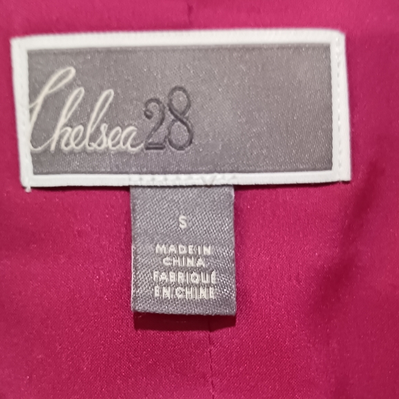 CHELSEA28 fuchsia jacket with pockets, size S - Picture 3 of 6